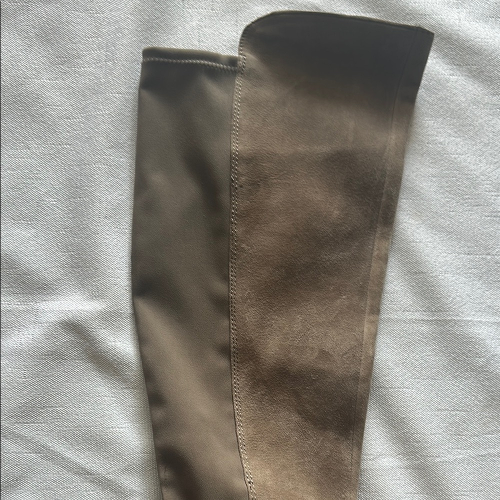 Vince Camuto Tan Over the Knee Boots with Suede Finish - Picture 8 of 16
